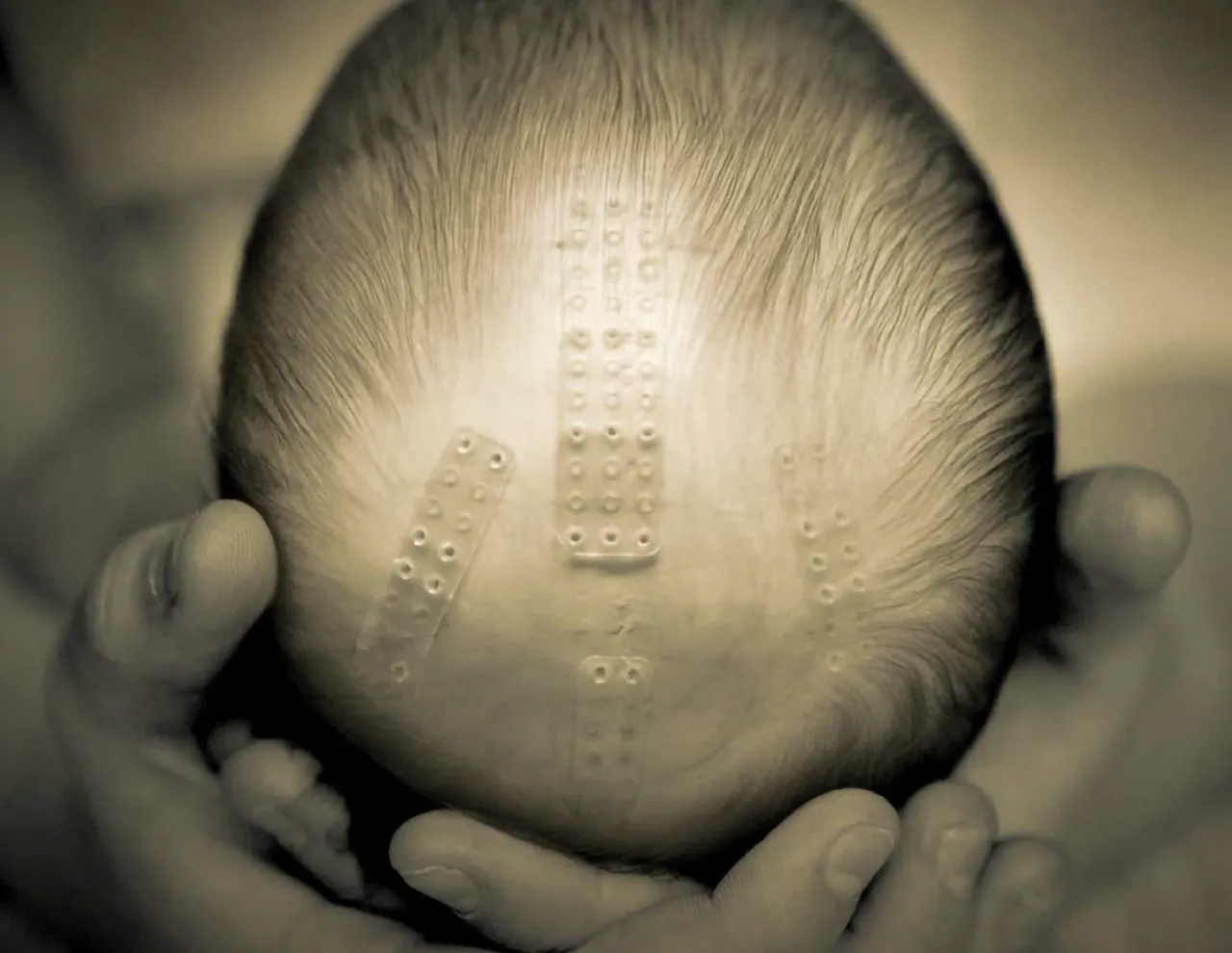 fotografia de placas lactosorb marca zimmer biomet colocados